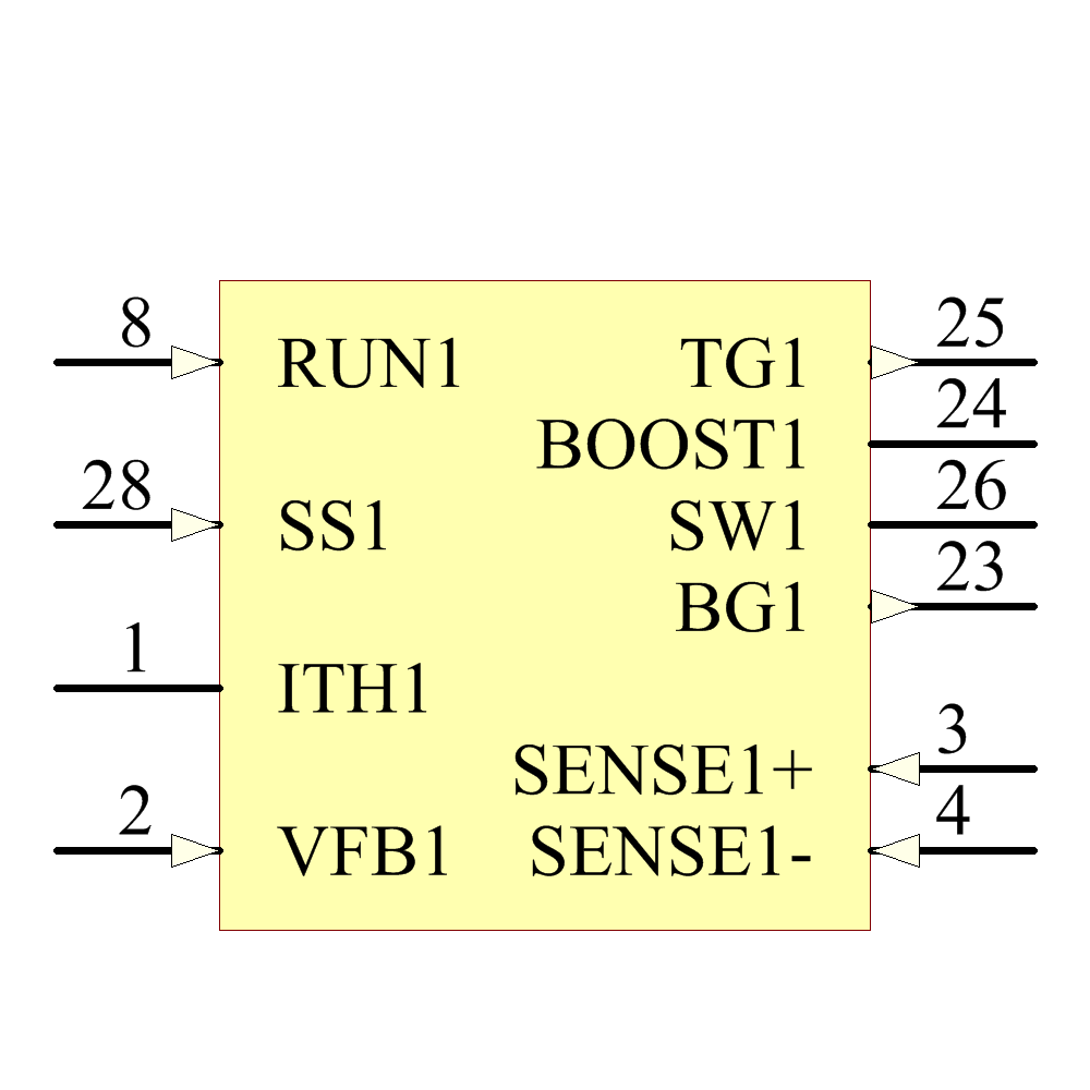 LTC3788EGN-1#PBF Symbol - Analog Devices