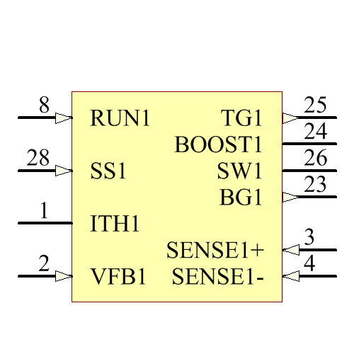 LTC3788EGN-1#PBF Symbol - Analog Devices