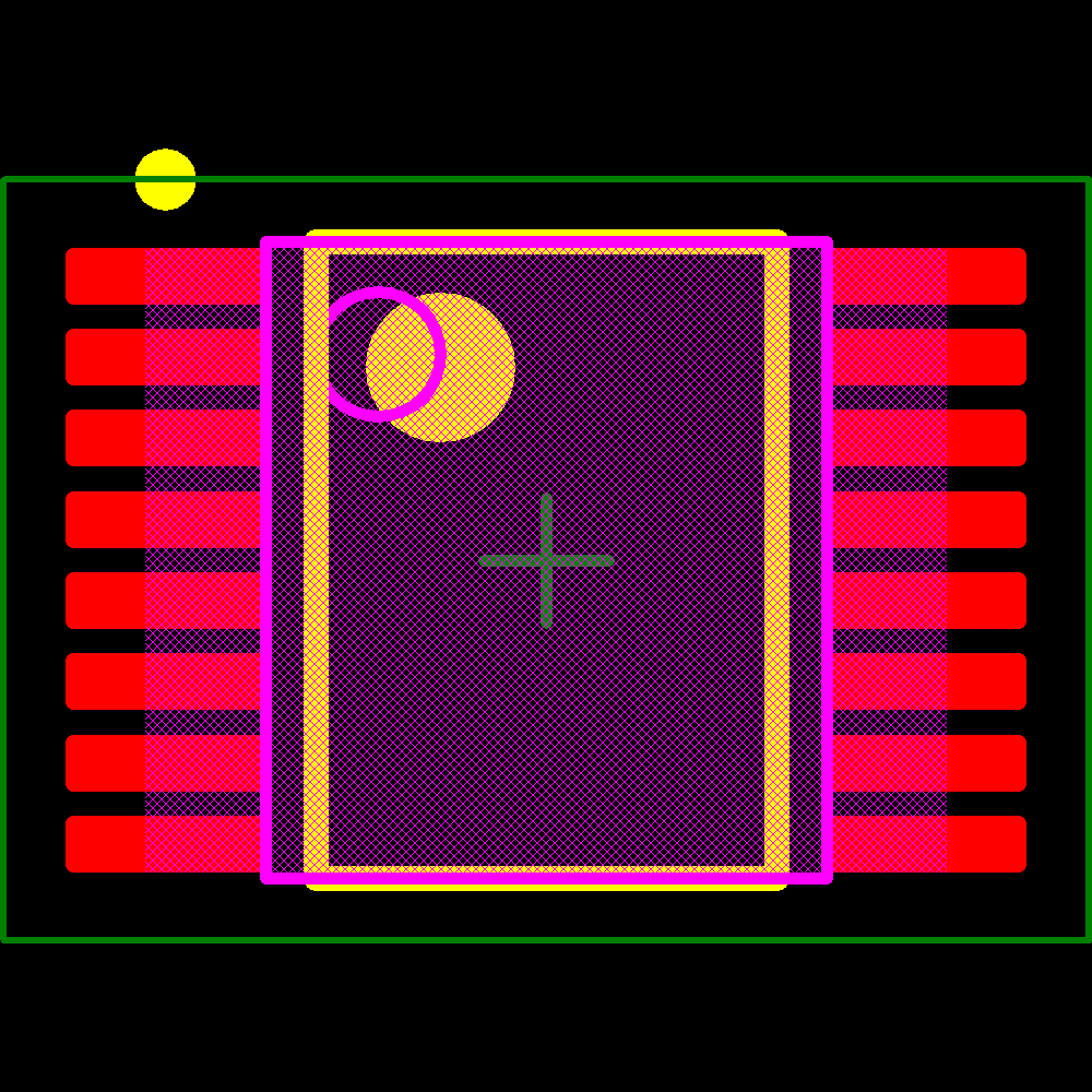 SN74AHCT594PWR Footprint - Texas Instruments