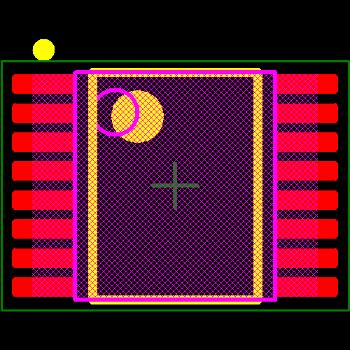 SN74AHCT594PWR Footprint - Texas Instruments
