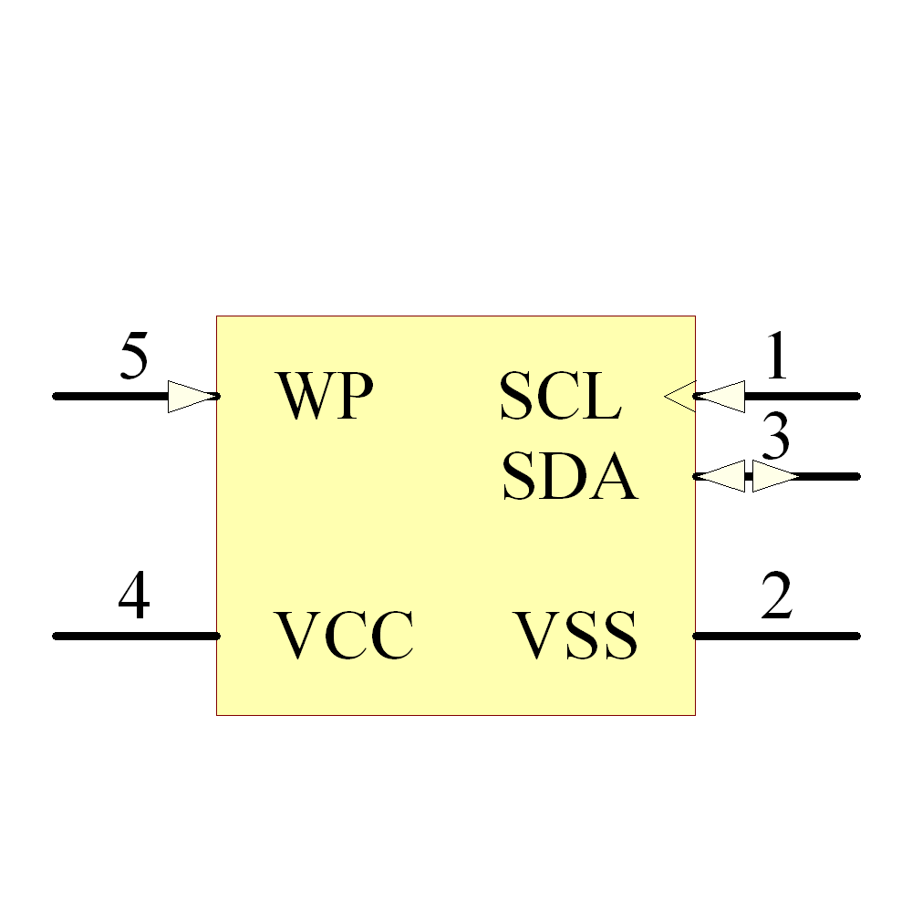 24AA01T-I/OT Symbol - Microchip