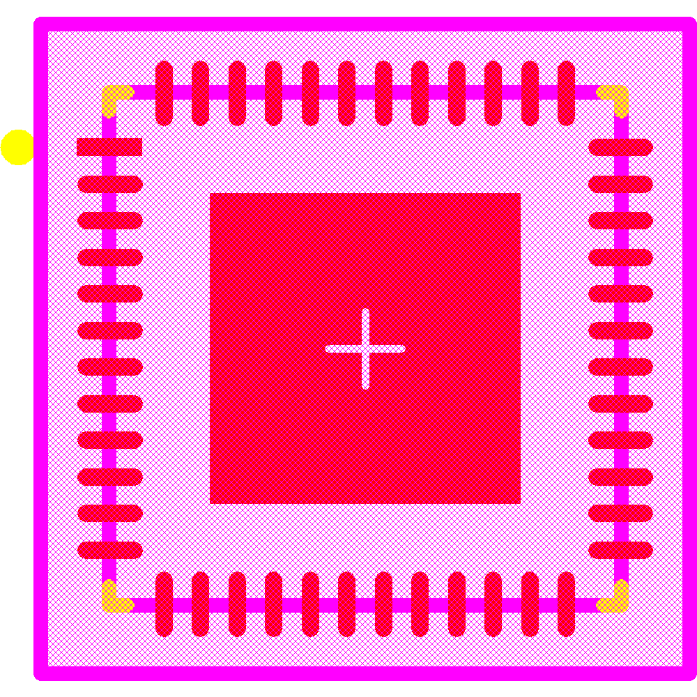 ADF7021-NBCPZ-RL7 Footprint - Analog Devices