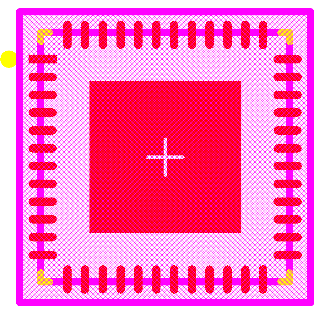 ADF7021-NBCPZ-RL7 Footprint - Analog Devices