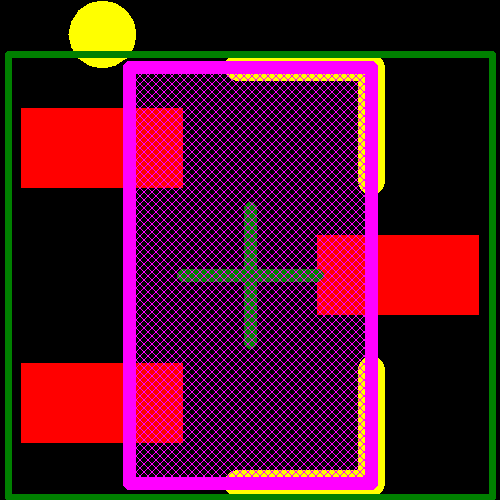 MCP1702T-2502E/CB Footprint - Microchip