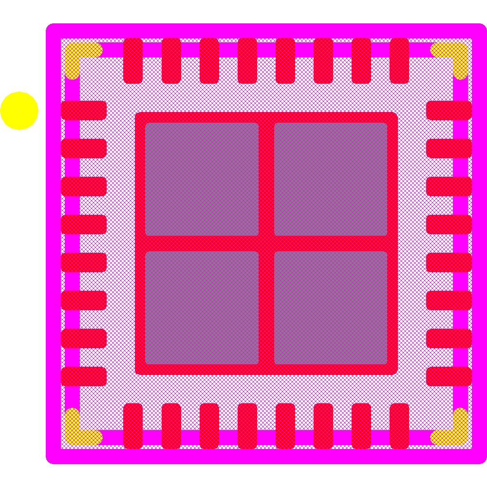 CC1120RHBR Footprint - Texas Instruments