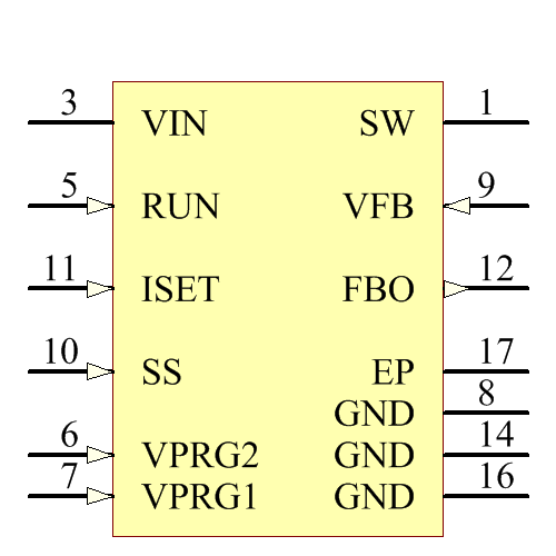 LTC3630MPMSE#PBF Symbol - Analog Devices
