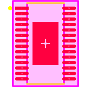TPS4H160BQPWPRQ1 Footprint - Texas Instruments