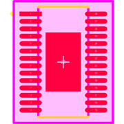 TPS4H160BQPWPRQ1 Footprint - Texas Instruments