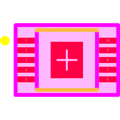 LT3042IMSE#PBF Footprint - Analog Devices