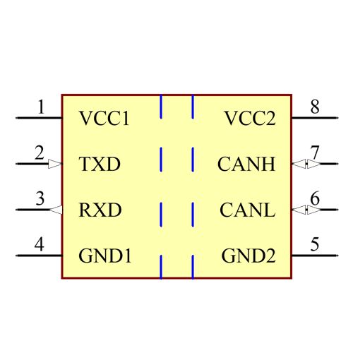 ISO1042DWV Symbol - Texas Instruments