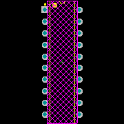 Z8F0230PH020EG Footprint - Zilog
