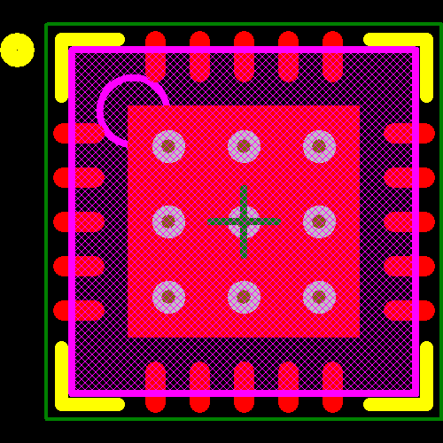 Z8F1232QH020SG Footprint - Zilog