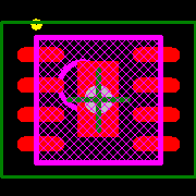 MAX8808ZETA+T Footprint - Analog Devices