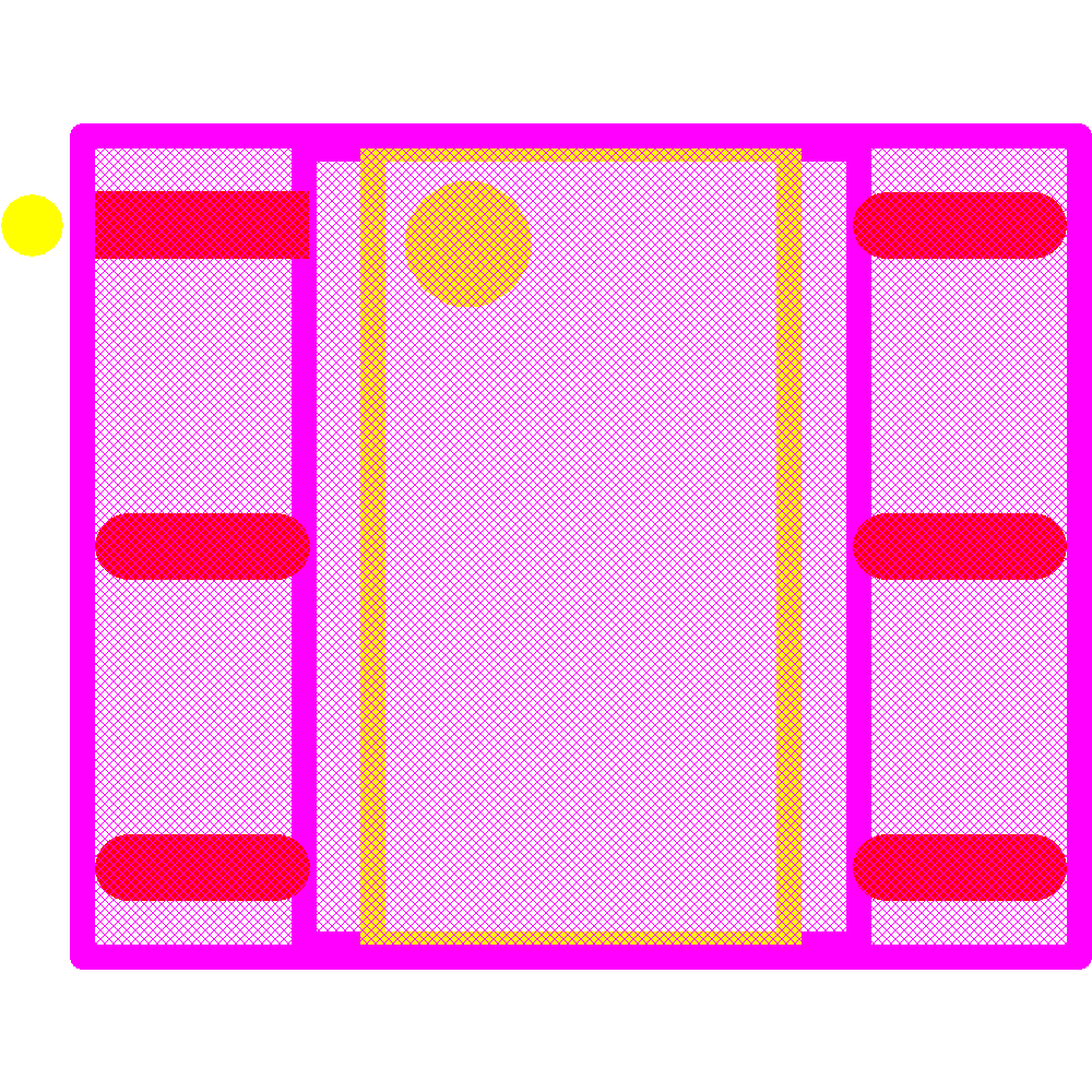 G3VM-101HR2(TR05) Footprint - Omron
