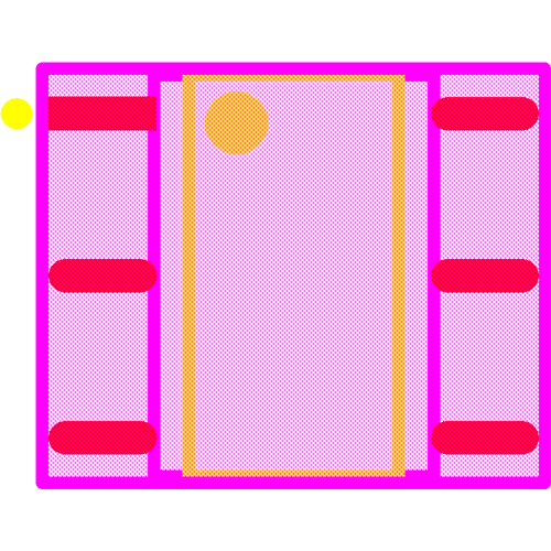 G3VM-101HR2(TR05) Footprint - Omron