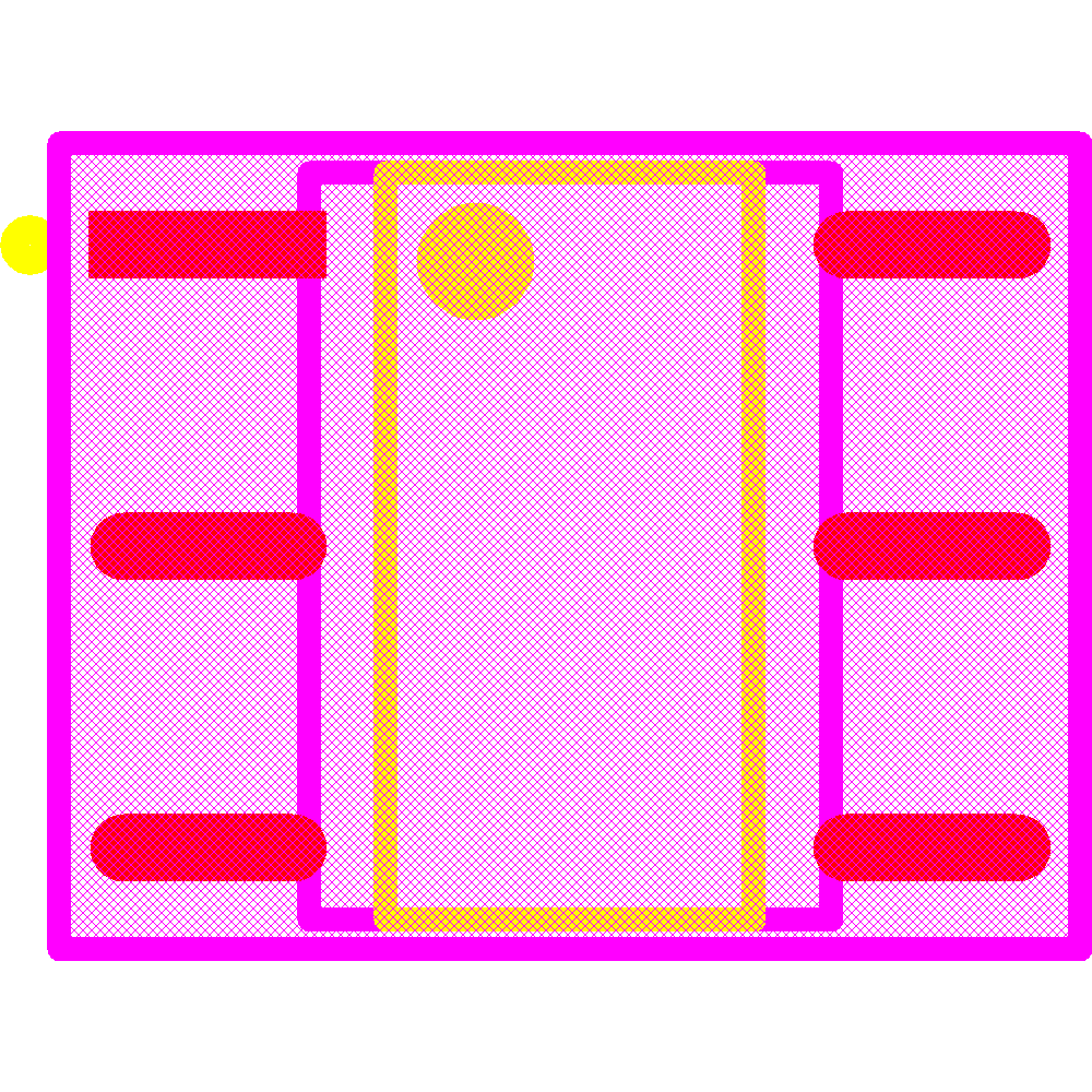 G3VM-101HR2(TR05) Footprint - Omron