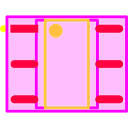 G3VM-101HR2(TR05) Footprint - Omron