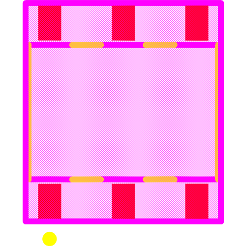 G3VM-101HR2(TR05) Footprint - Omron