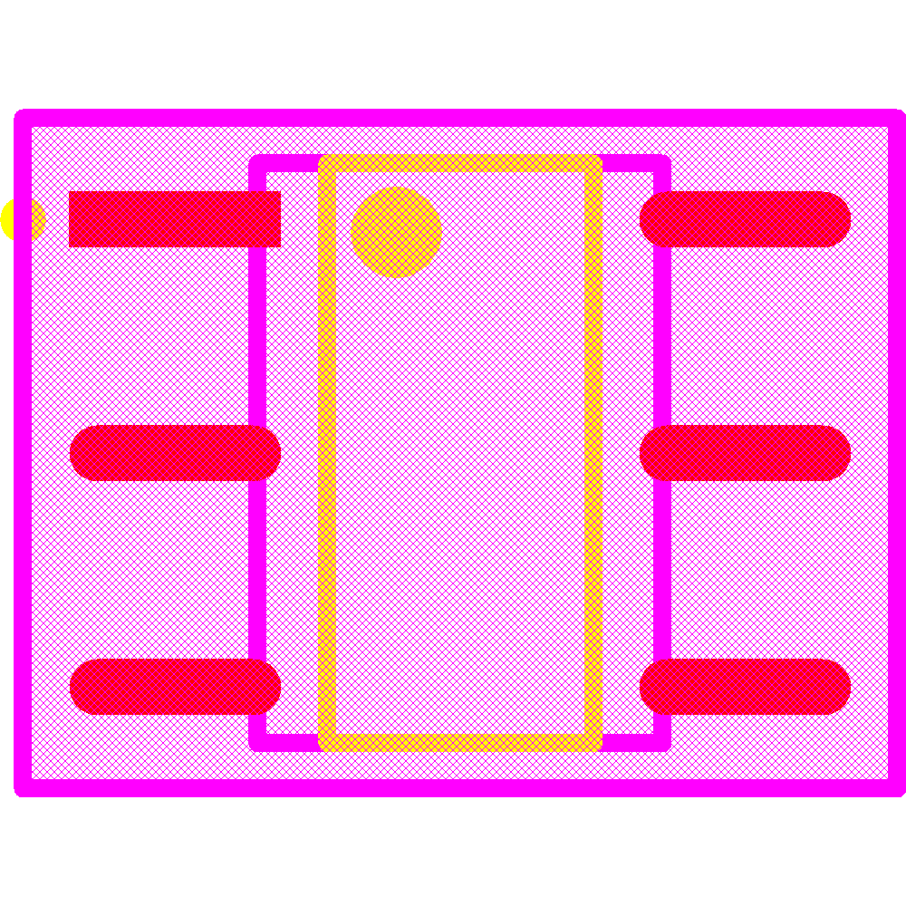 G3VM-101HR2(TR05) Footprint - Omron