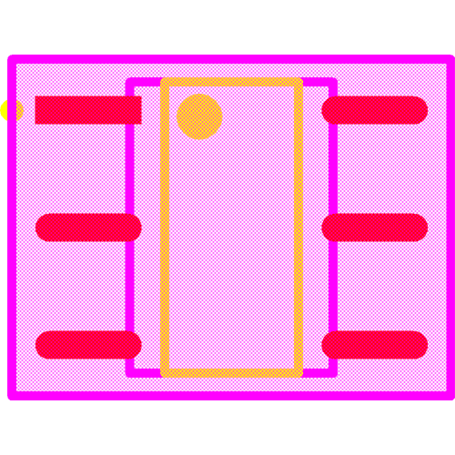 G3VM-101HR2(TR05) Footprint - Omron