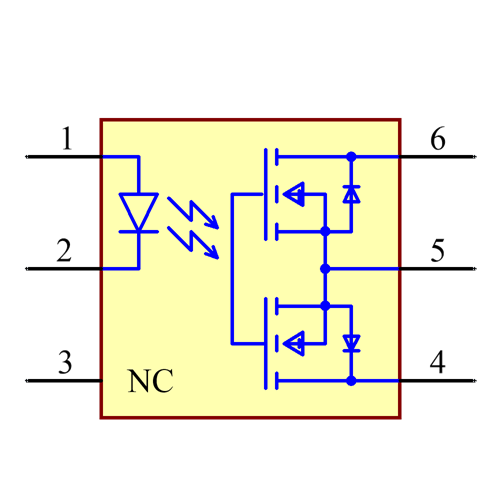 G3VM-101HR2(TR05) Symbol - Omron