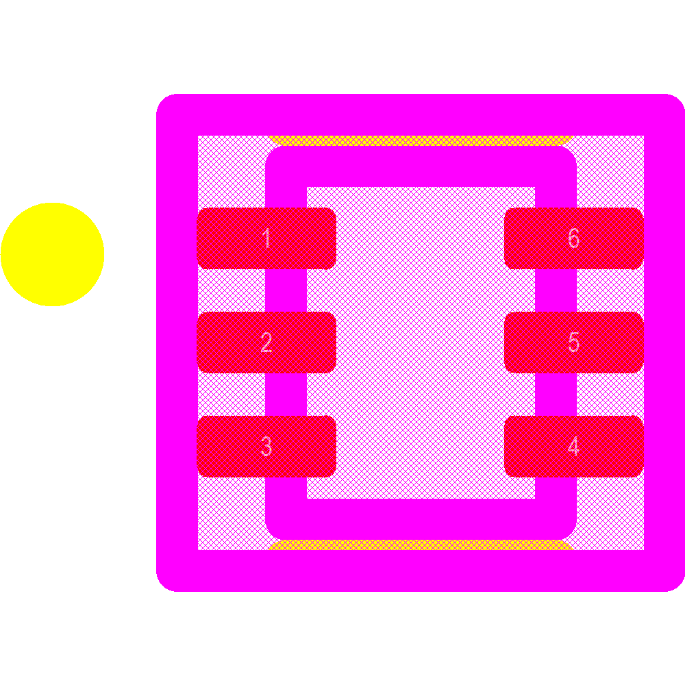 TPD2E1B06DRLR Footprint - Texas Instruments