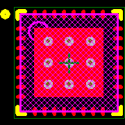 AS1112B-BQFT Footprint - ams