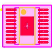 TPS92380PWPR Footprint - Texas Instruments