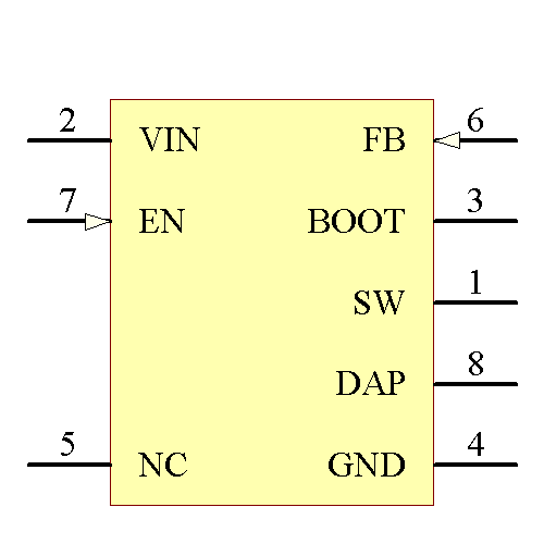 LM22678TJE-5.0/NOPB Symbol - Texas Instruments