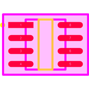 M24C04-WMN6TP Footprint - STMicroelectronics