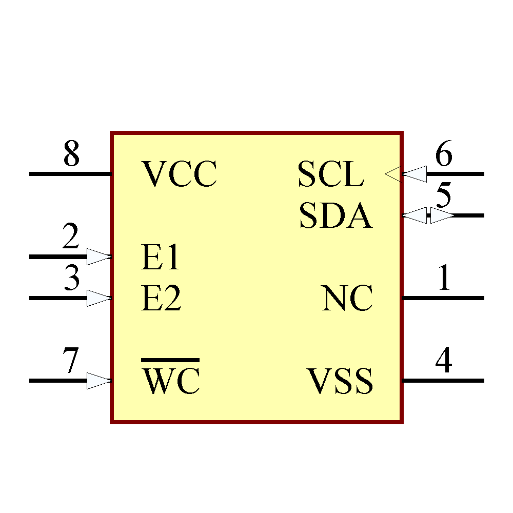 M24C04-WMN6TP Symbol - STMicroelectronics