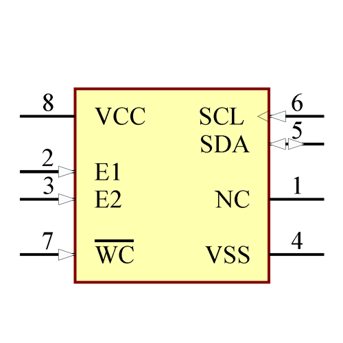 M24C04-WMN6TP Symbol - STMicroelectronics