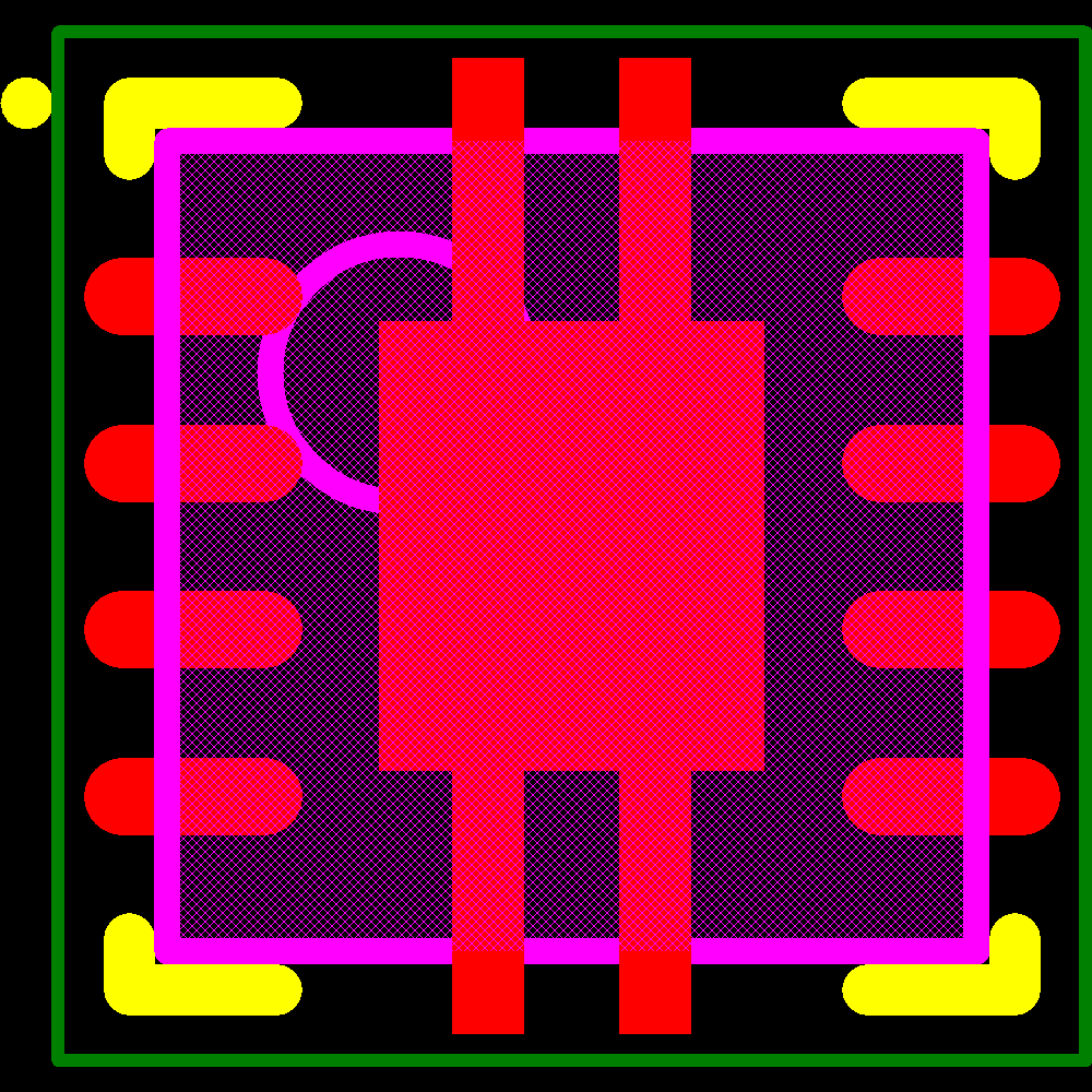 TPS61042DRBTG4 Footprint - Texas Instruments
