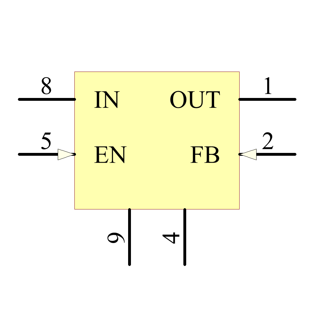 TPS79801QDGNRQ1 Symbol - Texas Instruments