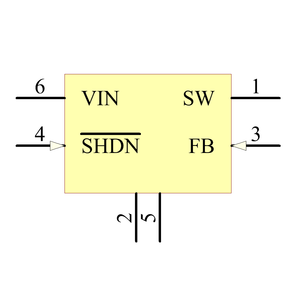 LT3460ESC6-1#TRMPBF Symbol - Analog Devices