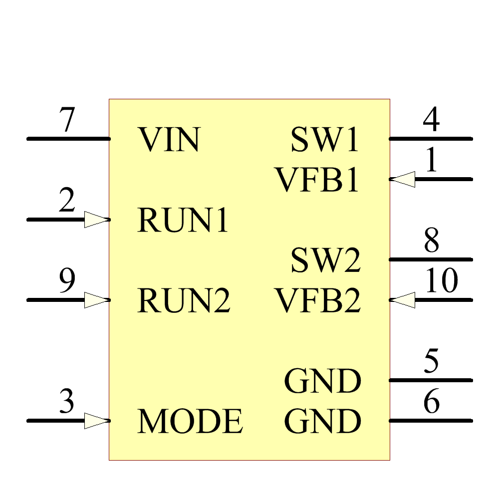 LTC3419IMS#PBF Symbol - Analog Devices