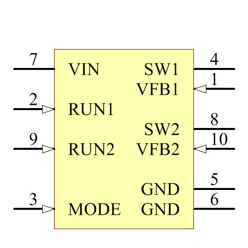 LTC3419IMS#PBF Symbol - Analog Devices