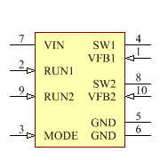 LTC3419IMS#PBF Symbol - Analog Devices