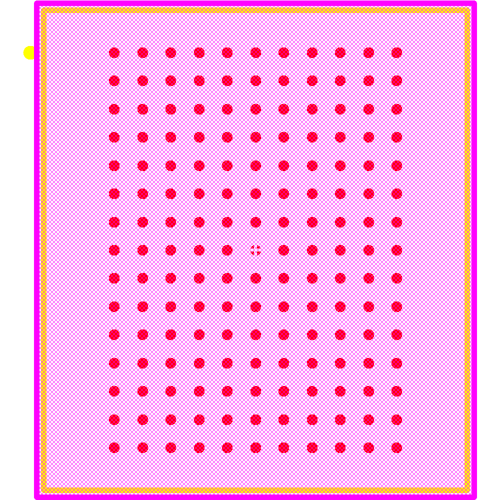 CY7C1470BV33-200BZXI Footprint - Infineon