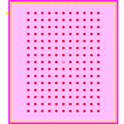 CY7C1470BV33-200BZXI Footprint - Infineon