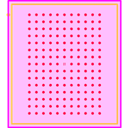 CY7C1470BV33-200BZXI Footprint - Infineon
