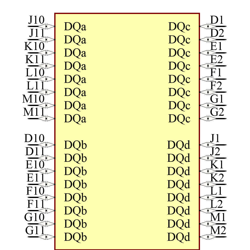 CY7C1470BV33-200BZXI Symbol - Infineon