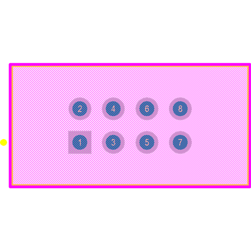 70246-0801 Footprint - Molex