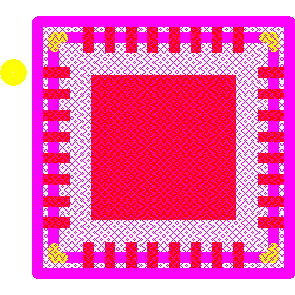 IS1871SF-102-TRAY Footprint - Microchip