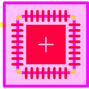 IS1871SF-102-TRAY Footprint - Microchip