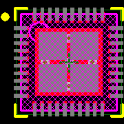 LM3435SQX/NOPB Footprint - Texas Instruments