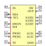 LM3532TMX-40A/NOPB Symbol - Texas Instruments