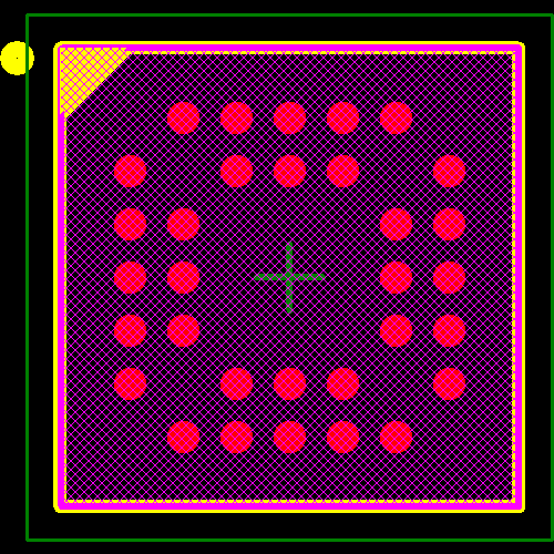ADXRS622WBBGZA-RL Footprint - Analog Devices