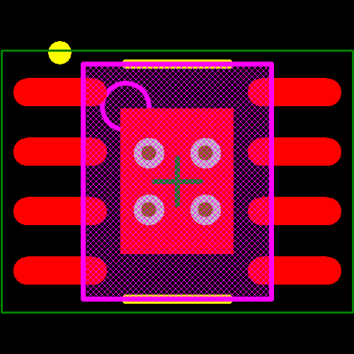 LM3404HVMR/NOPB Footprint - Texas Instruments