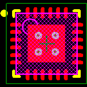 SI5338J-A-GM Footprint - Silicon Lab